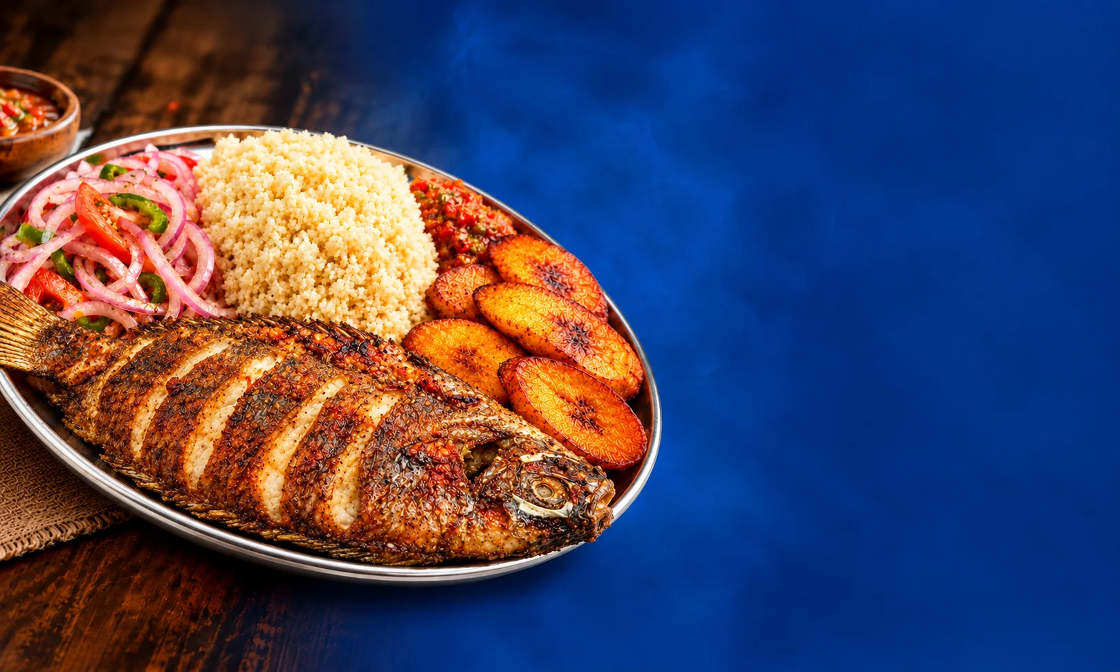 Attiéké poisson, le plat du jour